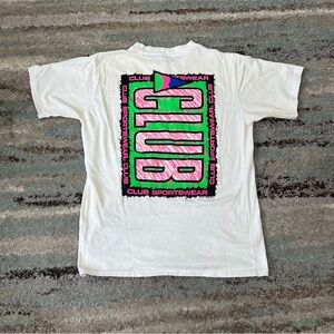 Club Sportswear VTG 1990 Single Stitch Men's L T-Shirt